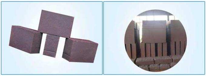طوب الكروم المغنيسي المستخدم في الصناعات المعدنية في بناء سقف الفرن المسطح